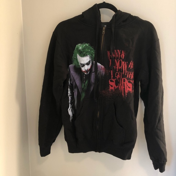 joker zip up hoodie